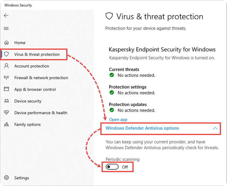 Disable Windows Defender